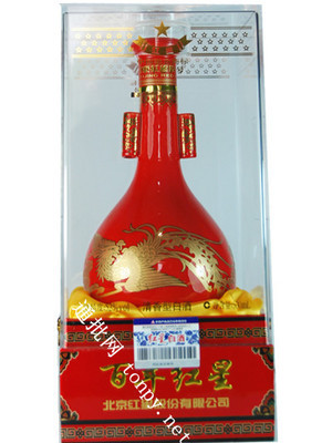 【52度 百年紅星紅瓷二鍋頭 500ml*6瓶裝 紅星專賣店直供】價格,廠家,圖片,中國白酒,北京多通路商貿(mào)-